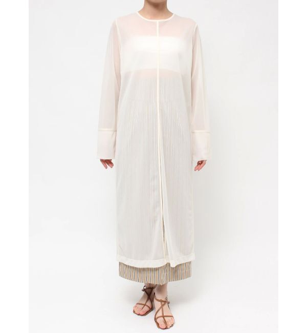 LAGUNAMOON「シアーロングスリットプルオーバー」|ニット・セーター|