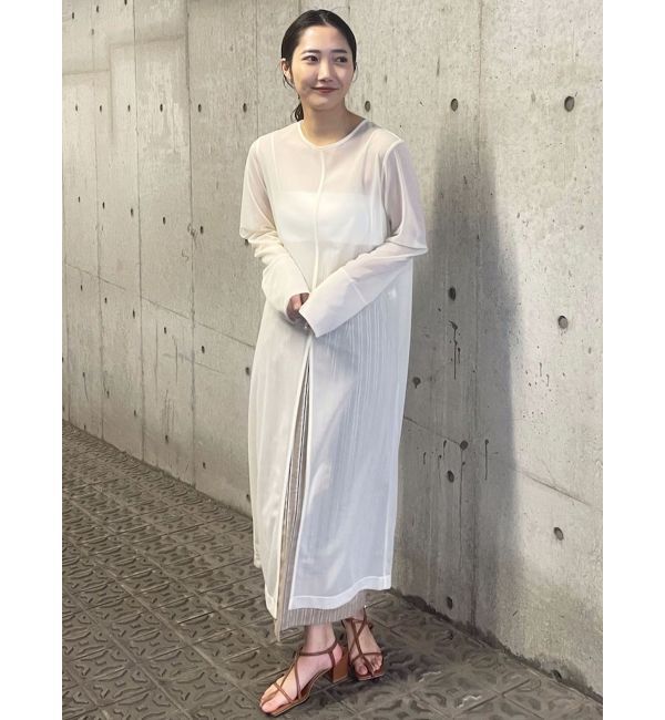 LAGUNAMOON「シアーロングスリットプルオーバー」|ニット・セーター|