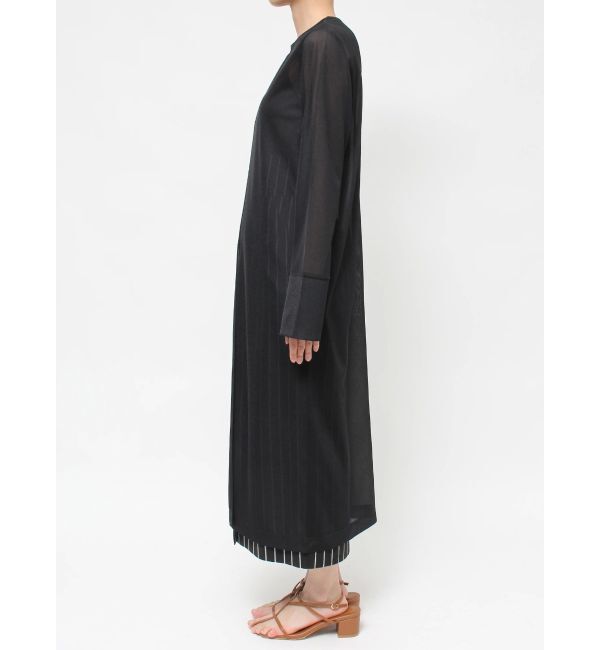 LAGUNAMOON「シアーロングスリットプルオーバー」|ニット・セーター|