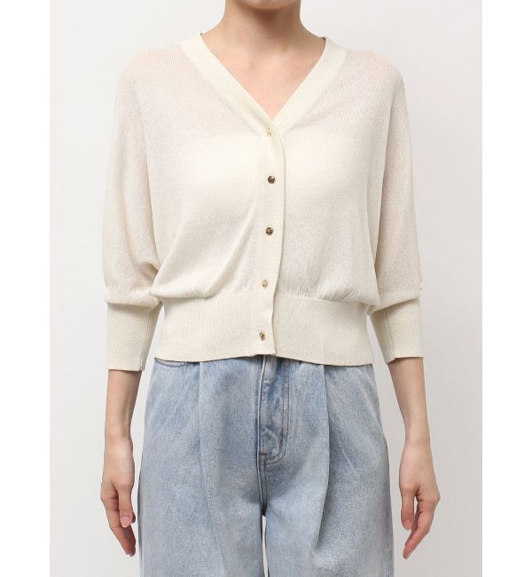 LAGUNAMOON「2WAYラメシアーカーディガン」|カーディガン|
