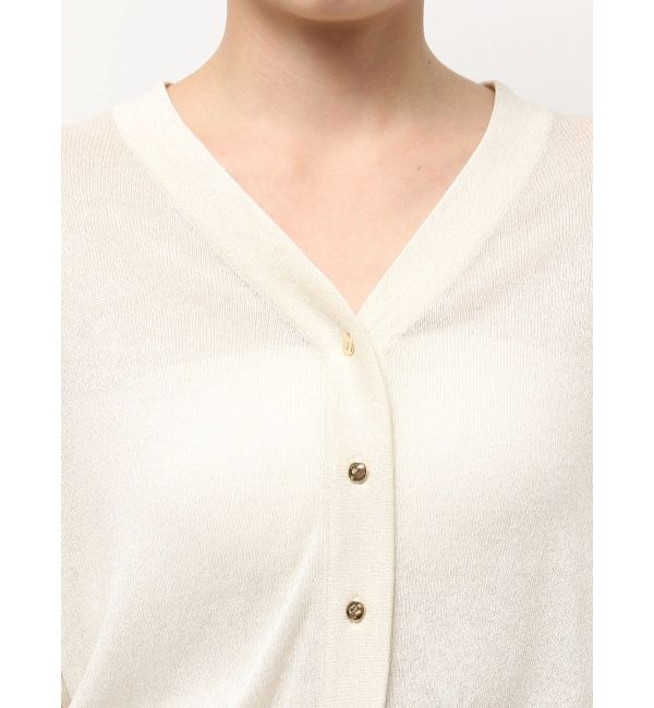 LAGUNAMOON「2WAYラメシアーカーディガン」|カーディガン|