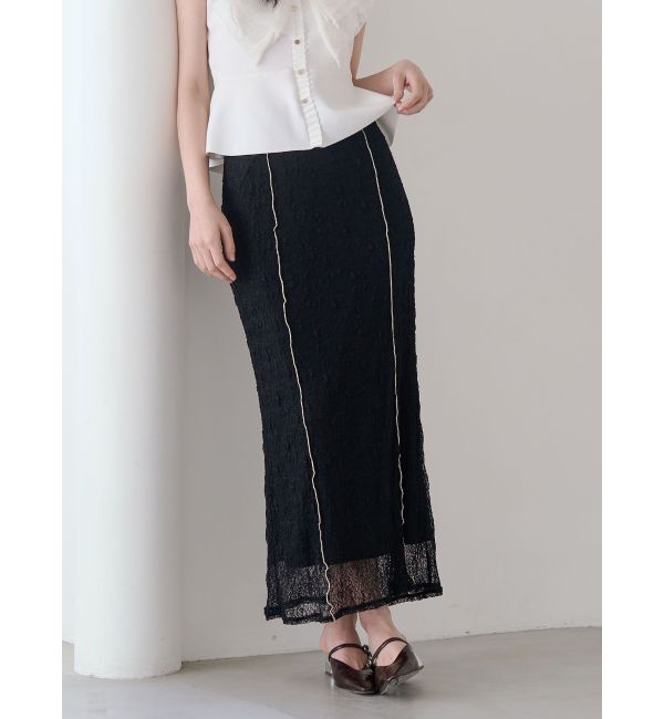 LAGUNAMOON「レースメローシアースカート」|スカート|