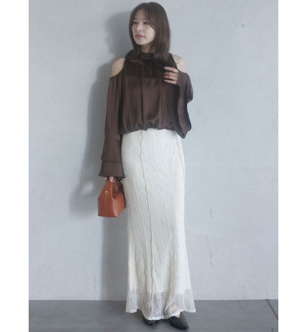 LAGUNAMOON「レースメローシアースカート」|スカート|