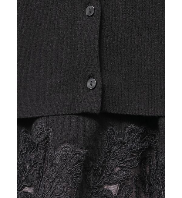 LAGUNAMOON「レースペプラムニットアンサンブル」|ニット・セーター|