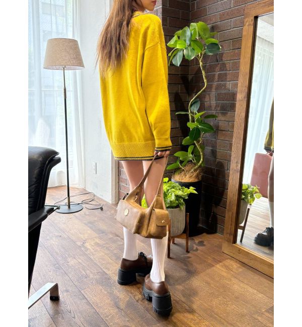 EVRIS「ワンポイントポロニットトップス」|ニット・セーター|