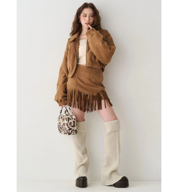 EVRIS「レッグウォーマーセットチャンキーヒールローファー」|その他|