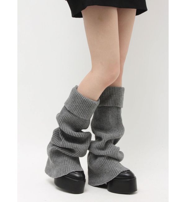 EVRIS「レッグウォーマーセットチャンキーヒールローファー」|その他|