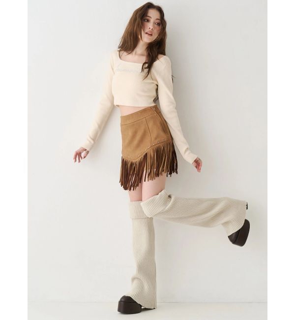 EVRIS「レッグウォーマーセットチャンキーヒールローファー」|その他|