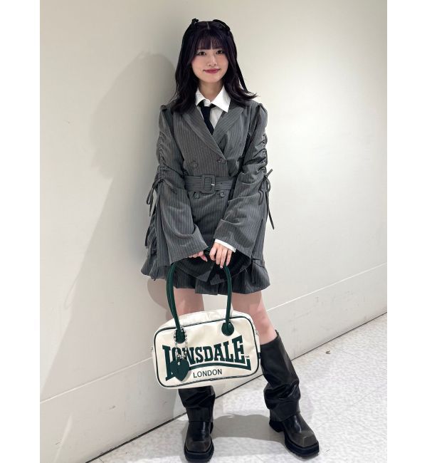 jouetie「ギャザーリボンジャケットミニワンピース【セットアップ対応】」|ワンピース|