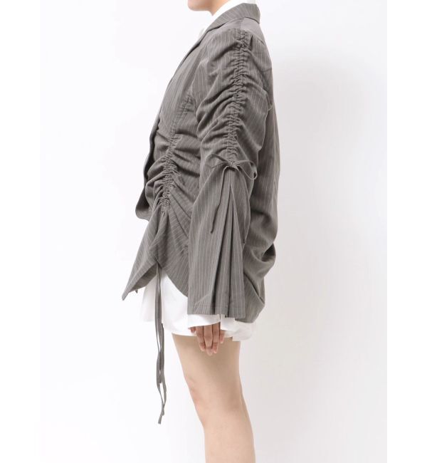 jouetie「ギャザーリボンジャケットミニワンピース【セットアップ対応】」|ワンピース|