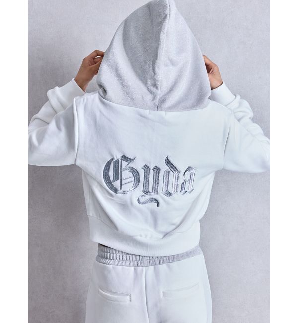 GYDA「BACK GYDA embroidery GLITTERパーカー」|パーカー|オフホワイト