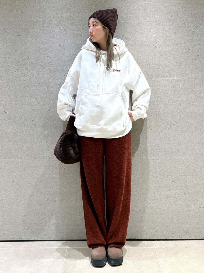 emmi「【ONLINE限定】【emmi&times;GOOD ROCK SPEED】カレッジワイドボディフーディ」|スウェット・ジャージ|