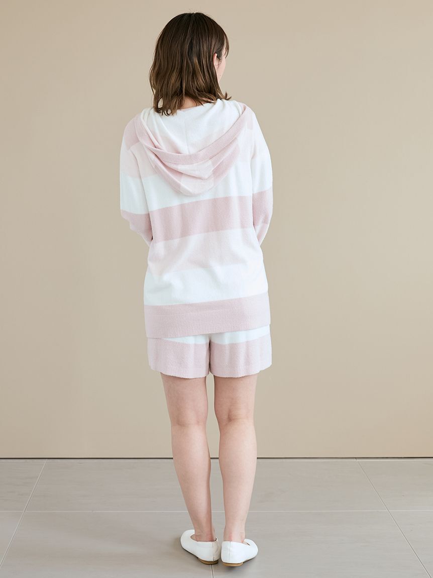 gelato pique「スムーズィーlite3ボーダーパーカ」|ルームウェア|