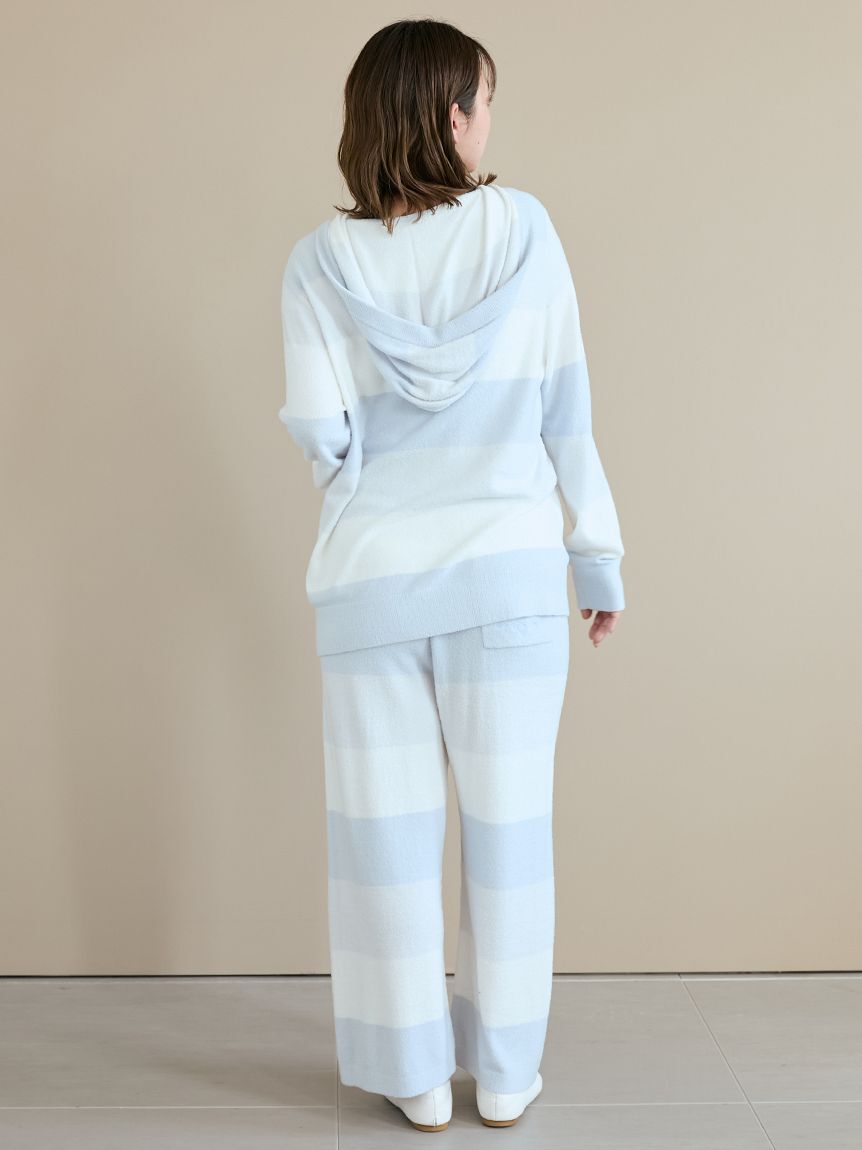 gelato pique「スムーズィーlite3ボーダーパーカ」|ルームウェア|