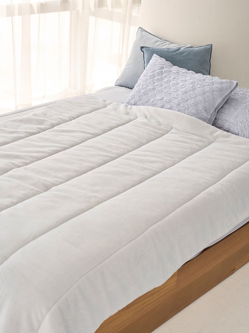 gelato pique Sleep「【Sleep】エンボス雲柄 キルトケット」|その他|