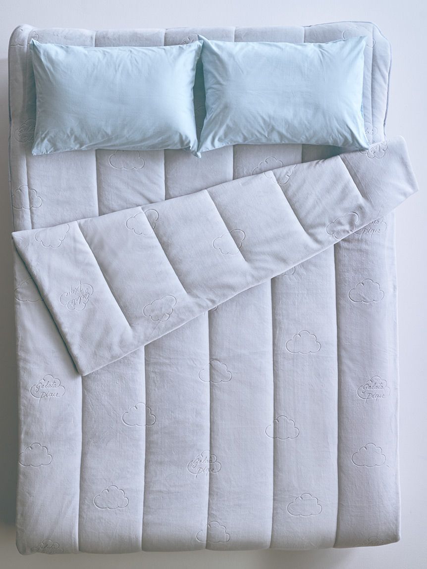 gelato pique Sleep「【Sleep】エンボス雲柄 キルトケット」|その他|