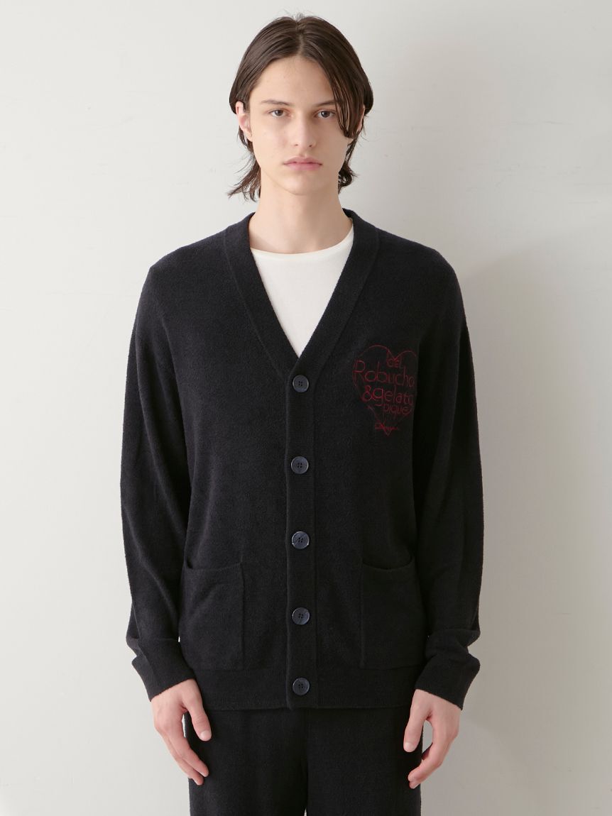 GELATO PIQUE HOMME「【JOEL ROBUCHON】【HOMME】スムーズィーシルクカーディガン」|カーディガン|