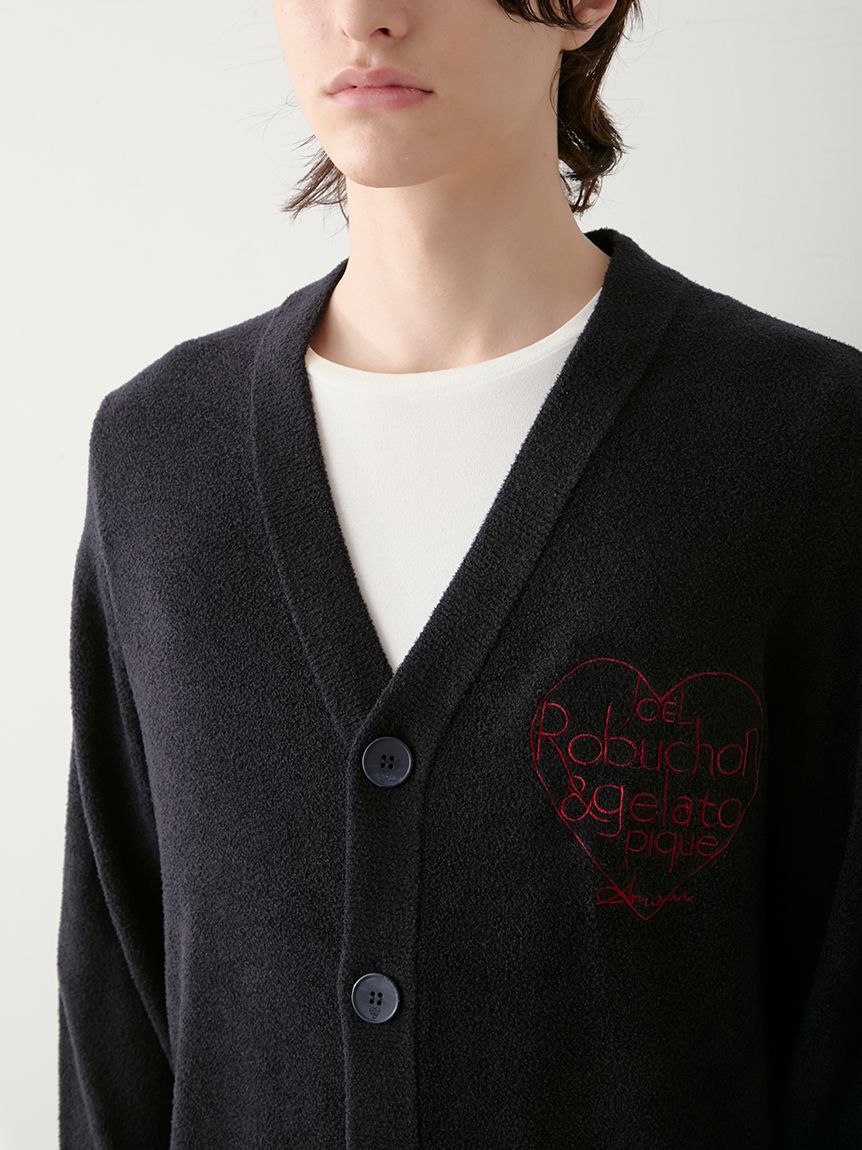 GELATO PIQUE HOMME「【JOEL ROBUCHON】【HOMME】スムーズィーシルクカーディガン」|カーディガン|