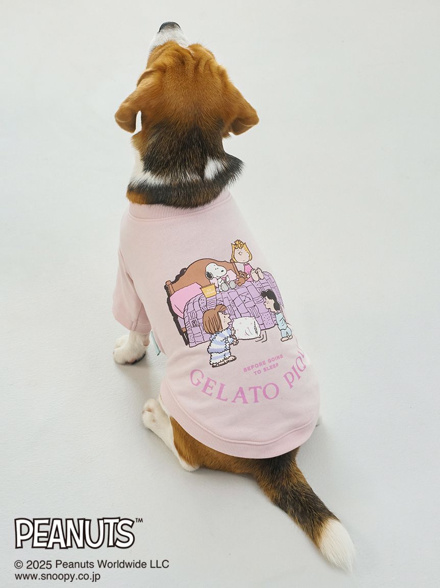  GELATO PIQUE CAT&DOG「【PEANUTS】【CAT&DOG】ラージサイズ オリジナルアート 裏毛プルオーバー」|その他|