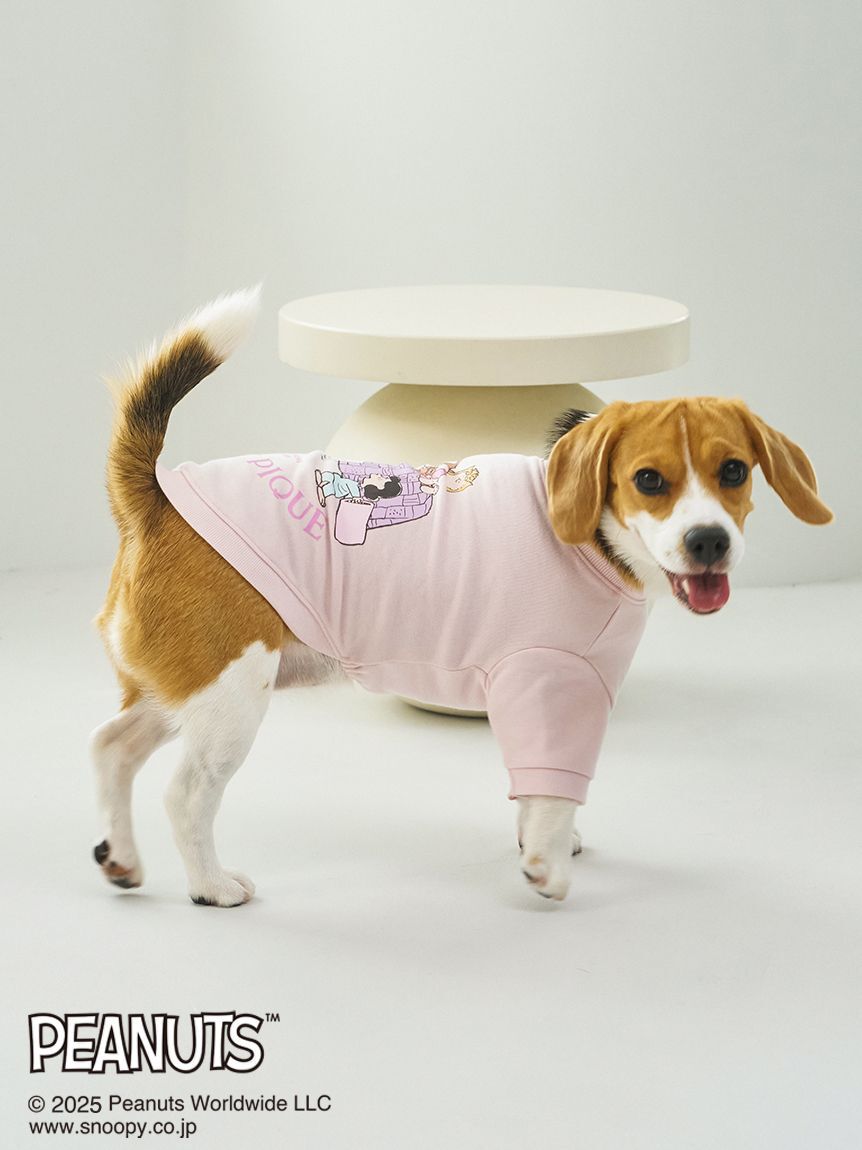  GELATO PIQUE CAT&DOG「【PEANUTS】【CAT&DOG】ラージサイズ オリジナルアート 裏毛プルオーバー」|その他|