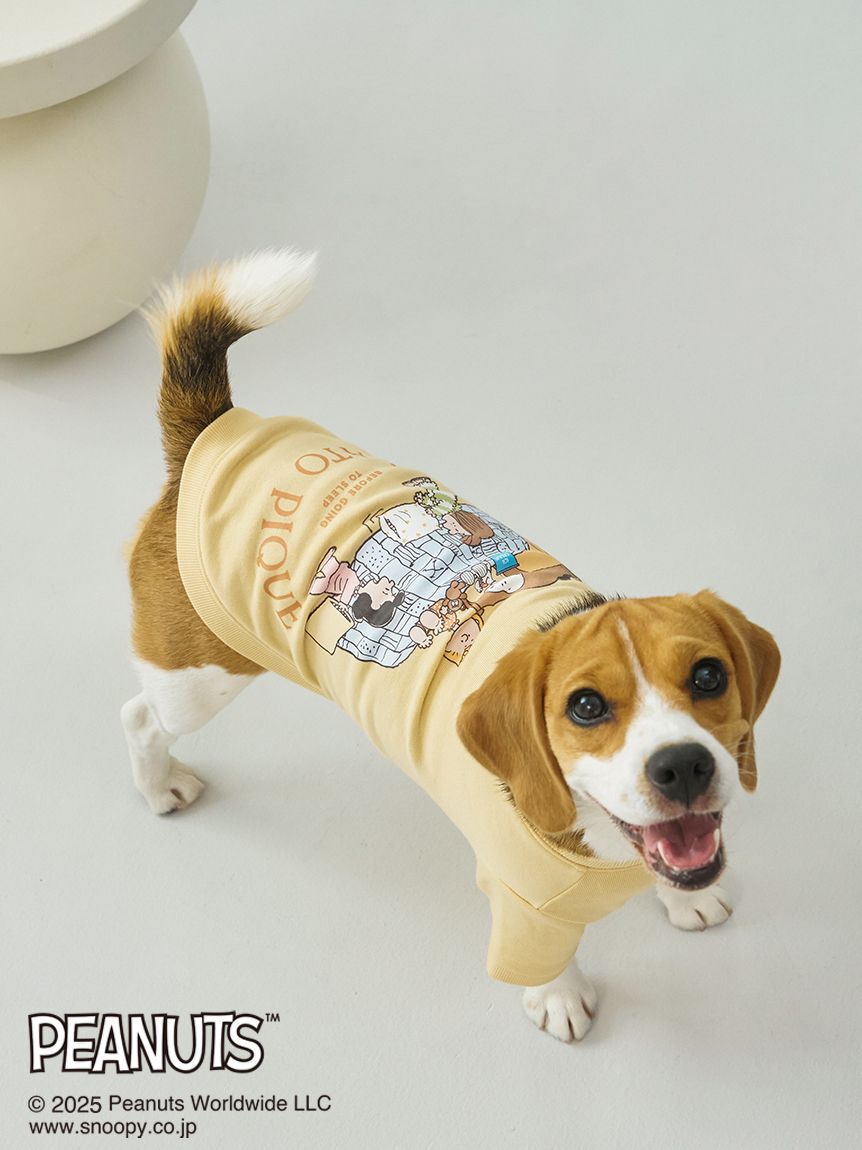  GELATO PIQUE CAT&DOG「【PEANUTS】【CAT&DOG】ラージサイズ オリジナルアート 裏毛プルオーバー」|その他|