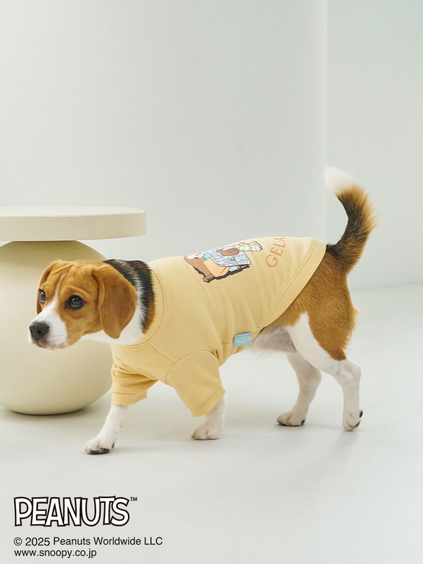  GELATO PIQUE CAT&DOG「【PEANUTS】【CAT&DOG】ラージサイズ オリジナルアート 裏毛プルオーバー」|その他|