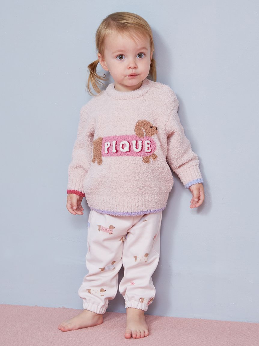 GELATO PIQUE KIDS & BABY「【BABY】ダックスフンド柄ロングパンツ」|その他ベビーウェア|PNK