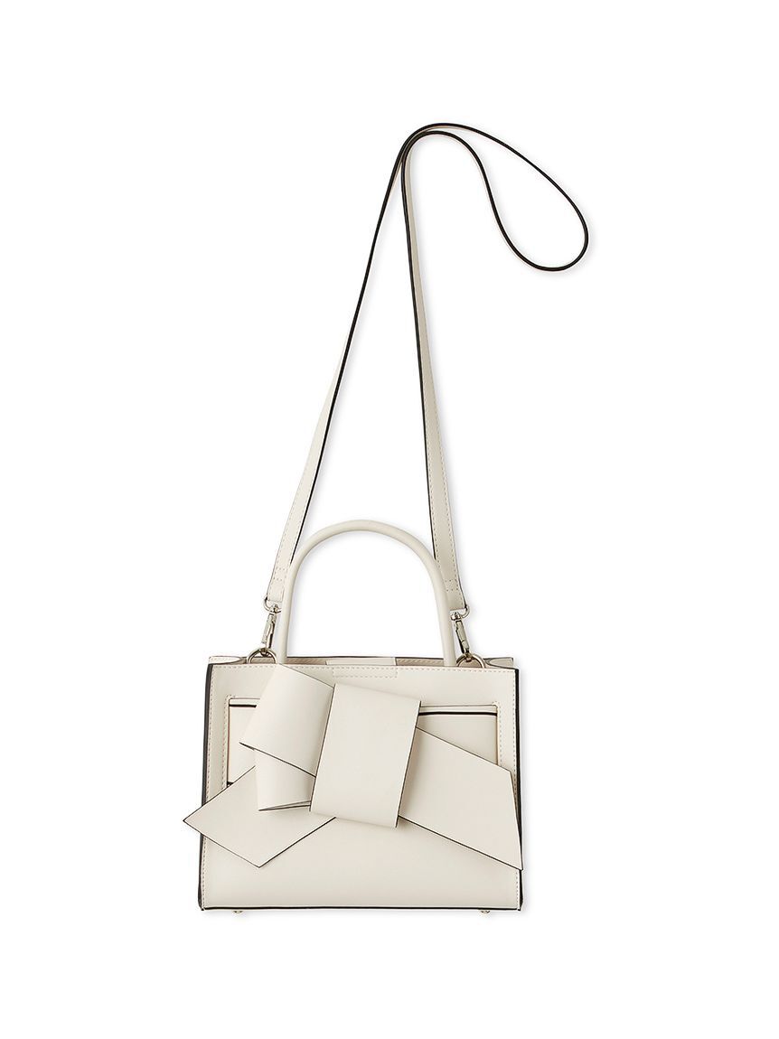 FRAY I.D「【ルエル】リボンミドルバッグ【WEB限定カラーあり】」|ハンドバッグ|WHT