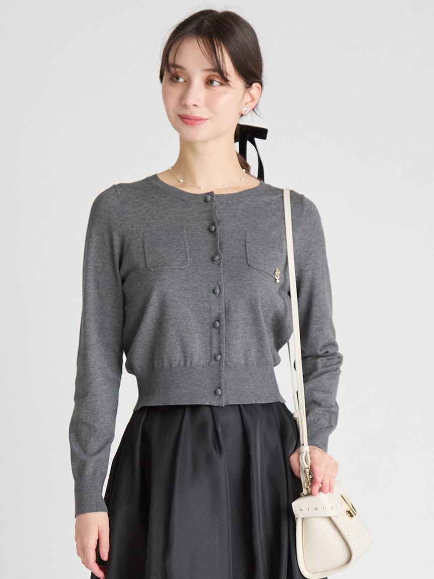 CELFORD「チャームポケットカーディガン」|カーディガン|CGRY