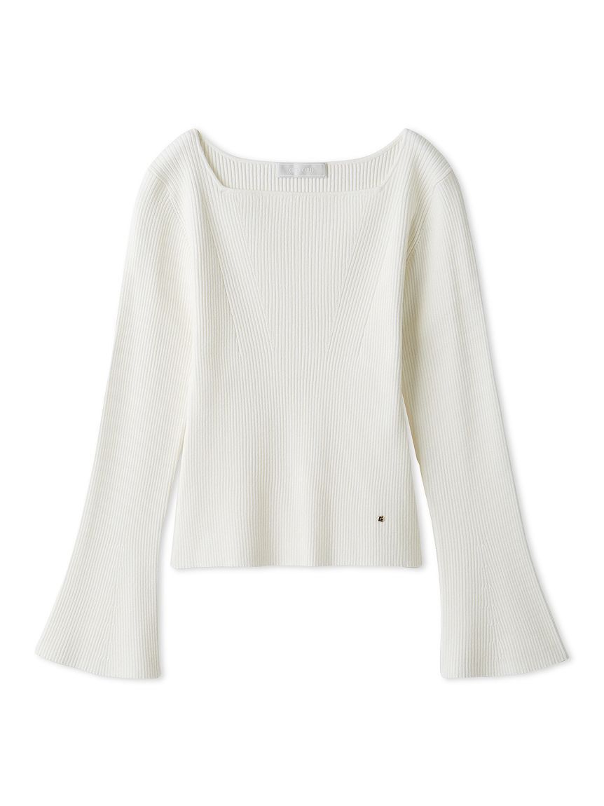 CELFORD「スクエアネックリブニットプルオーバー」|ニット・セーター|OWHT