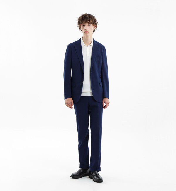 MACKINTOSH PHILOSOPHY「トロッター ジャケット#111 カノコ調メッシュジャージー」|テーラードジャケット|