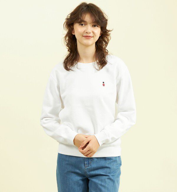 MACKINTOSH PHILOSOPHY「【WEB&一部店舗限定】バッキンガムベア クルーネックワンポイントスウェット」|Tシャツ・カットソー|ホワイト