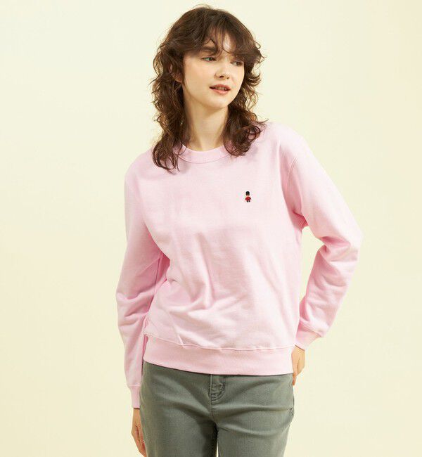 MACKINTOSH PHILOSOPHY「【WEB&一部店舗限定】バッキンガムベア クルーネックワンポイントスウェット」|Tシャツ・カットソー|【WEB限定】ピンク