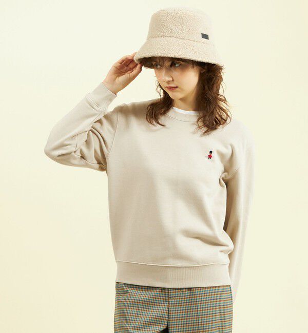 MACKINTOSH PHILOSOPHY「【WEB&一部店舗限定】バッキンガムベア クルーネックワンポイントスウェット」|Tシャツ・カットソー|ベージュ