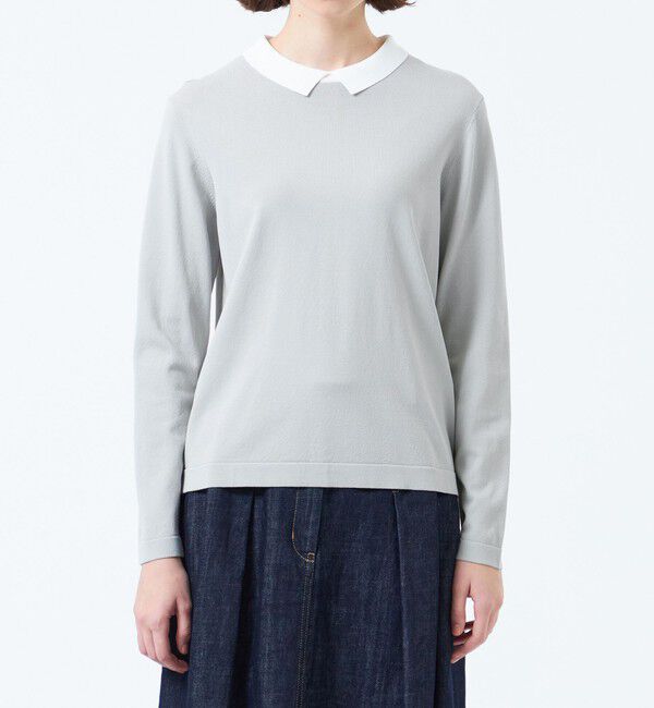 MACKINTOSH PHILOSOPHY「【Bicolor Knit Polo（バイカラーニットポロ）】」|ニット・セーター|