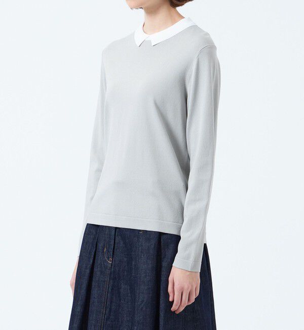 MACKINTOSH PHILOSOPHY「【Bicolor Knit Polo（バイカラーニットポロ）】」|ニット・セーター|