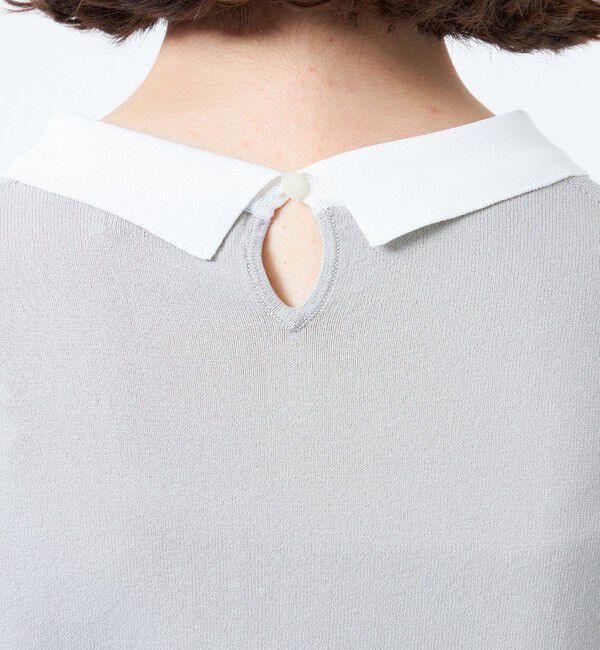 MACKINTOSH PHILOSOPHY「【Bicolor Knit Polo（バイカラーニットポロ）】」|ニット・セーター|