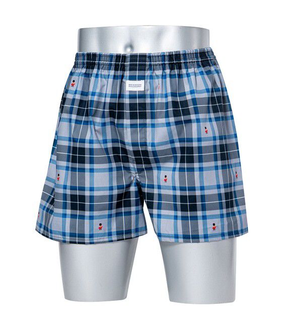 MACKINTOSH PHILOSOPHY「チェックバッキンガムベア　トランクス/ウエスト2本ゴム」|その他|チャコールグレー