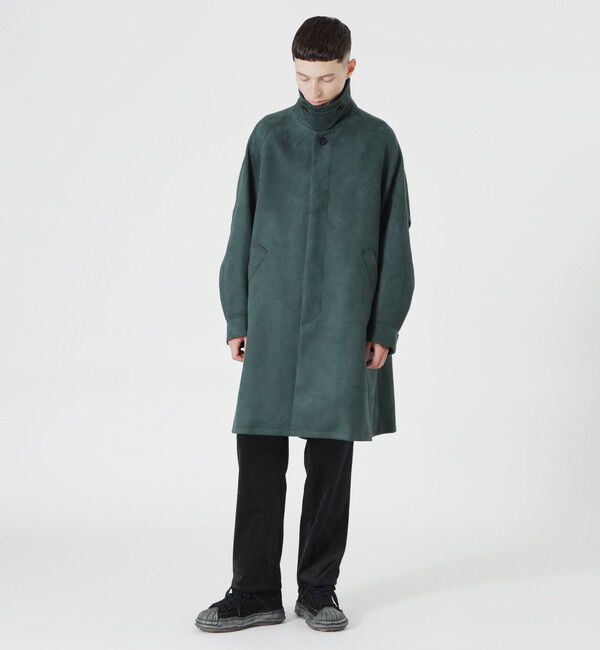  「スエードライクステンカラー」|ステンカラーコート|