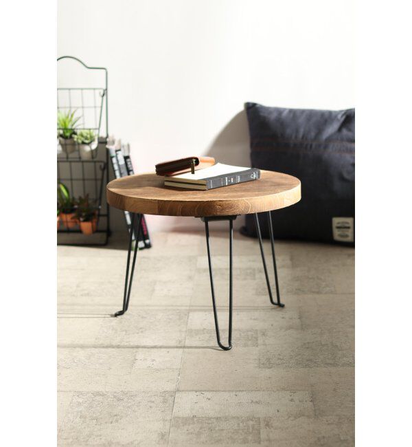 TOKYO DESIGN CHANNEL「アーバン フォールドラウンドテーブル S」|その他|ブラウン