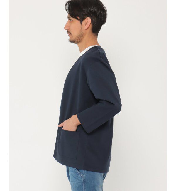 ikka「清潔軽快 8分袖カーデ」|カーディガン|