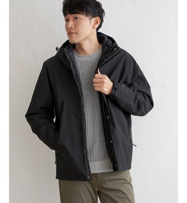 ikka「sorona(R) 3WAYマウンテンパーカー」|その他|ブラック