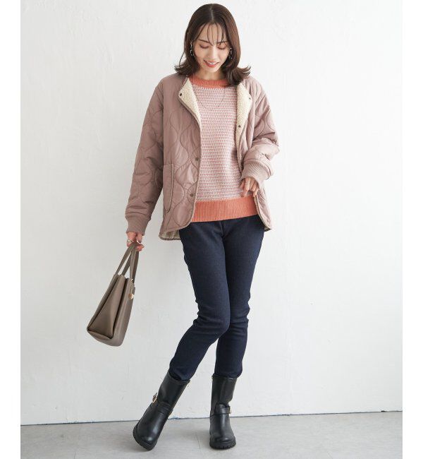 ikka「幾何ジャガードニットプルオーバー」|プルオーバー|