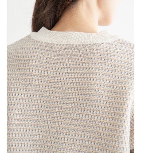 ikka「幾何ジャガードニットプルオーバー」|プルオーバー|