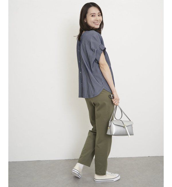 ikka「シアサッカー2WAY袖タックプルオーバー」|その他|