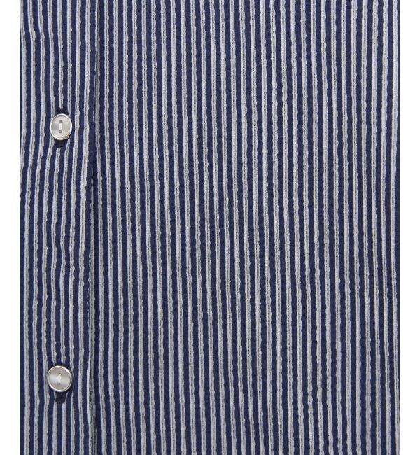 ikka「シアサッカー2WAY袖タックプルオーバー」|その他|