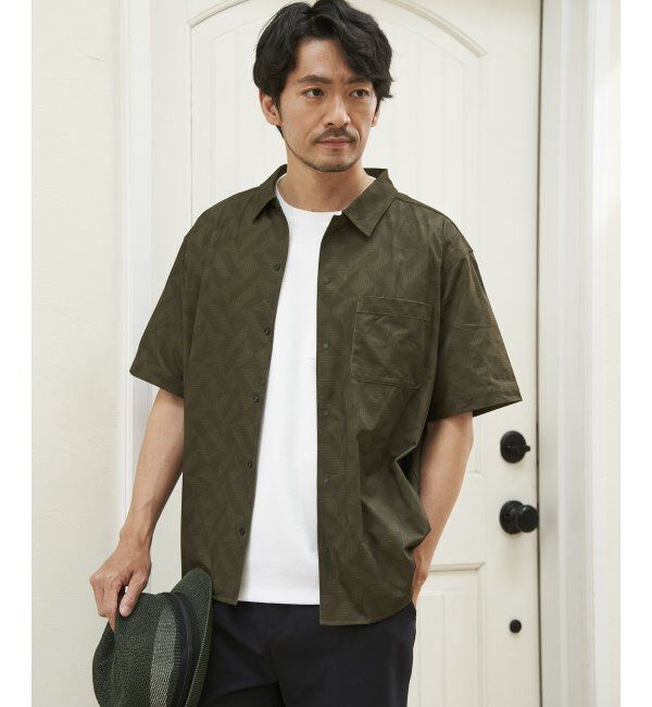 ikka「【吸水速乾／セットアップ対応】GOKU楽AIRレギュラーシャツ」|シャツ・ブラウス|