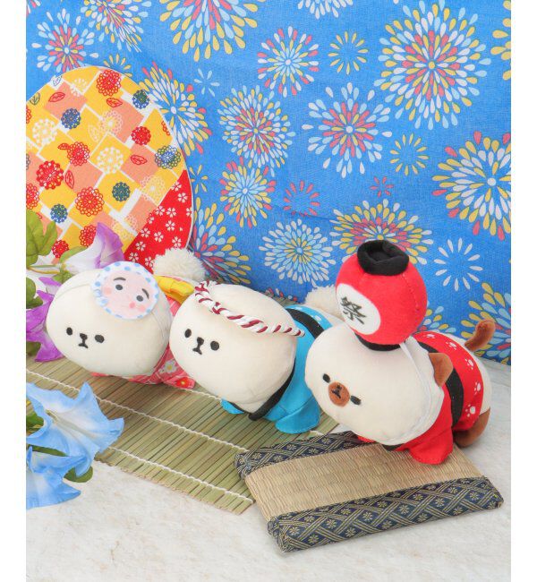 Lbc with Life「PLUFFY かぶりもの 浴衣」|クッション・クッションカバー|