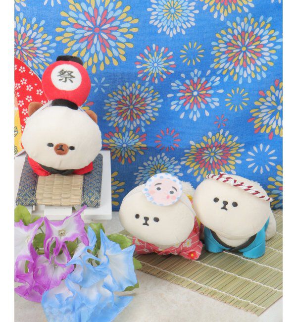 Lbc with Life「PLUFFY かぶりもの 浴衣」|クッション・クッションカバー|