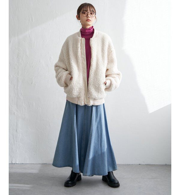 Lbc with Life「ボアMA-1」|ブルゾン・スタジャン|